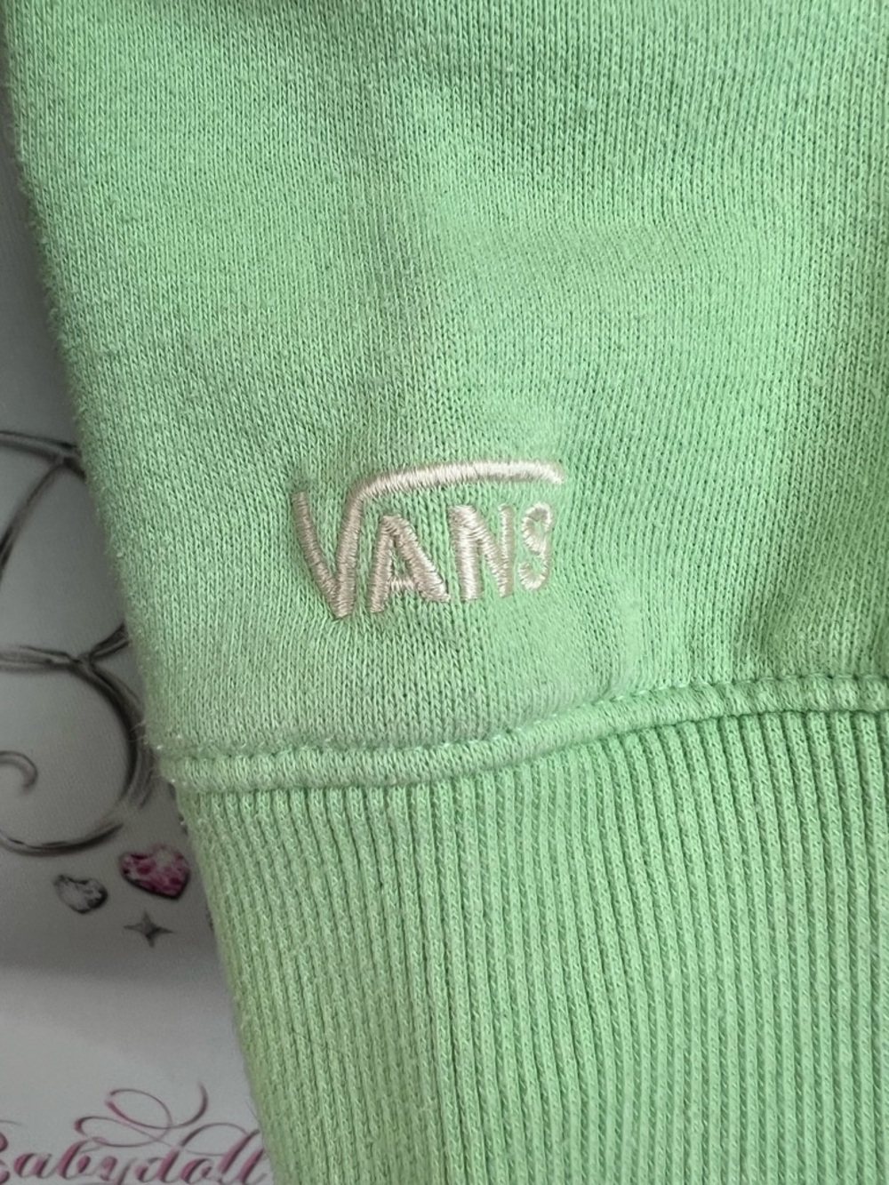 Vans Colorblock Pastel Crewneck Sweatshirt - Pink, Yellow, Blue, Cream, Green - Picture 3 of 10